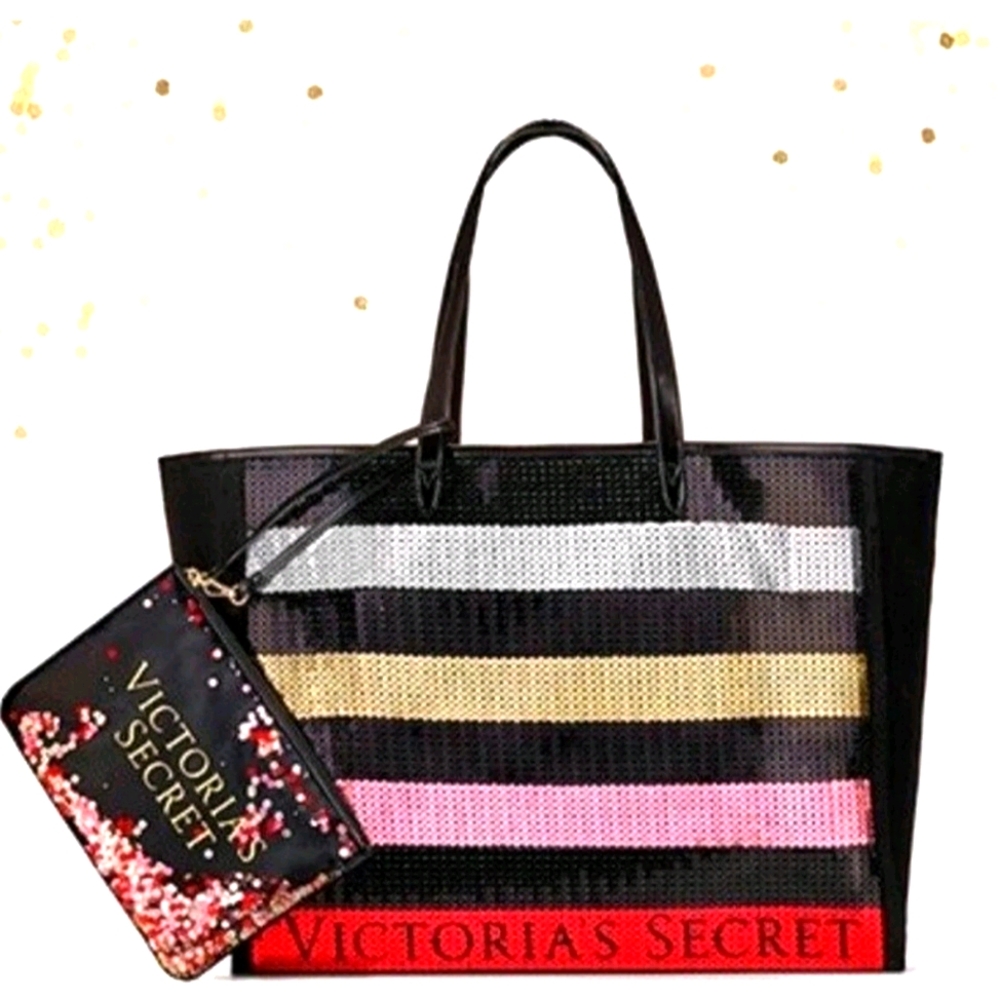 Victoria's Secret Sequin Bling Tote NWT